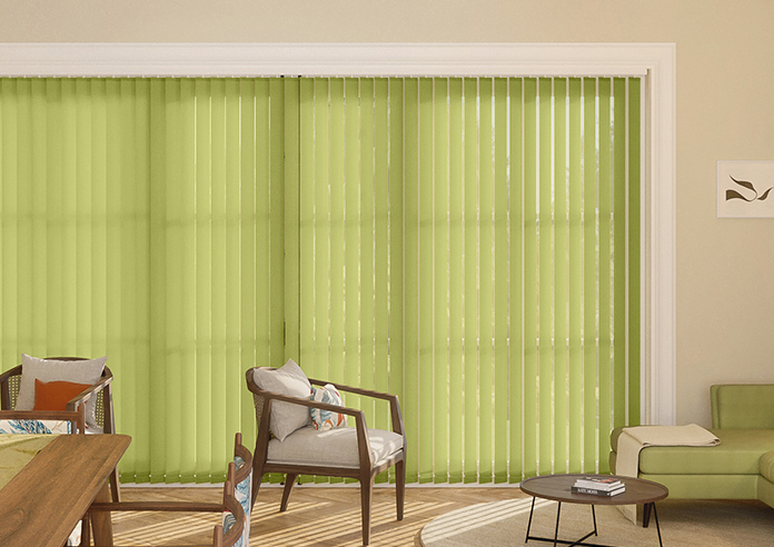Roma, Lime - Vertical Blind - Image 3